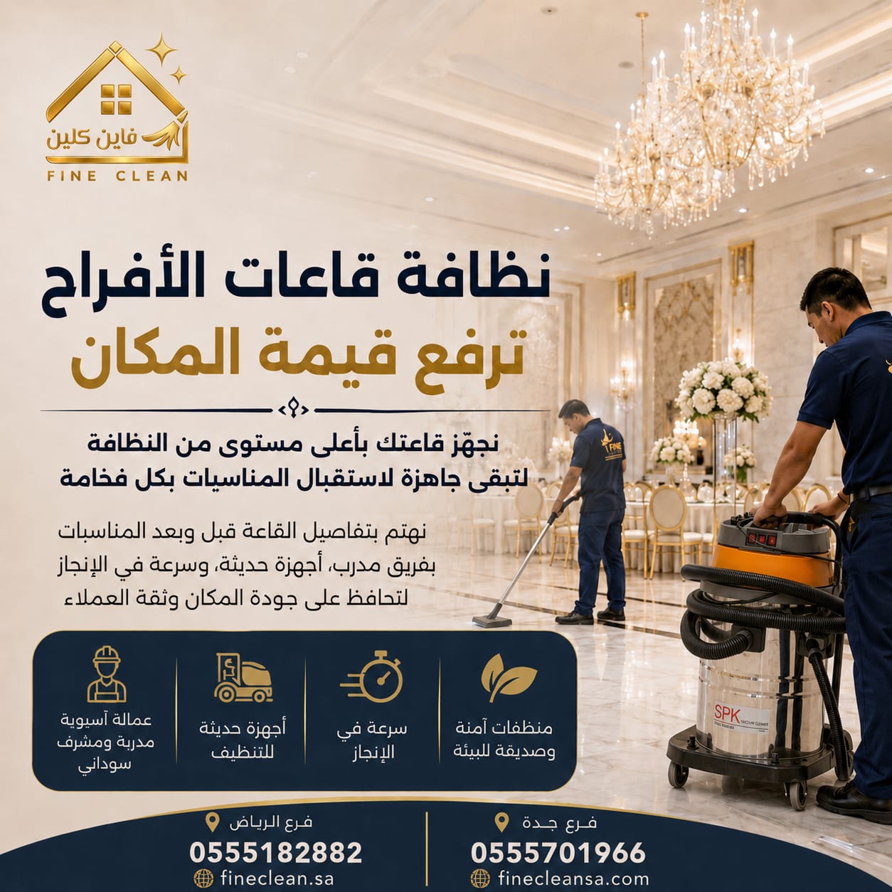تنظيف مكتب تجاري
